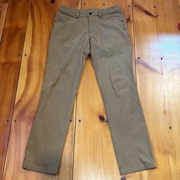 LULULEMON 32 x 33 Burnt Caramel (Gold) ABC Pant - Picture 2 of 13